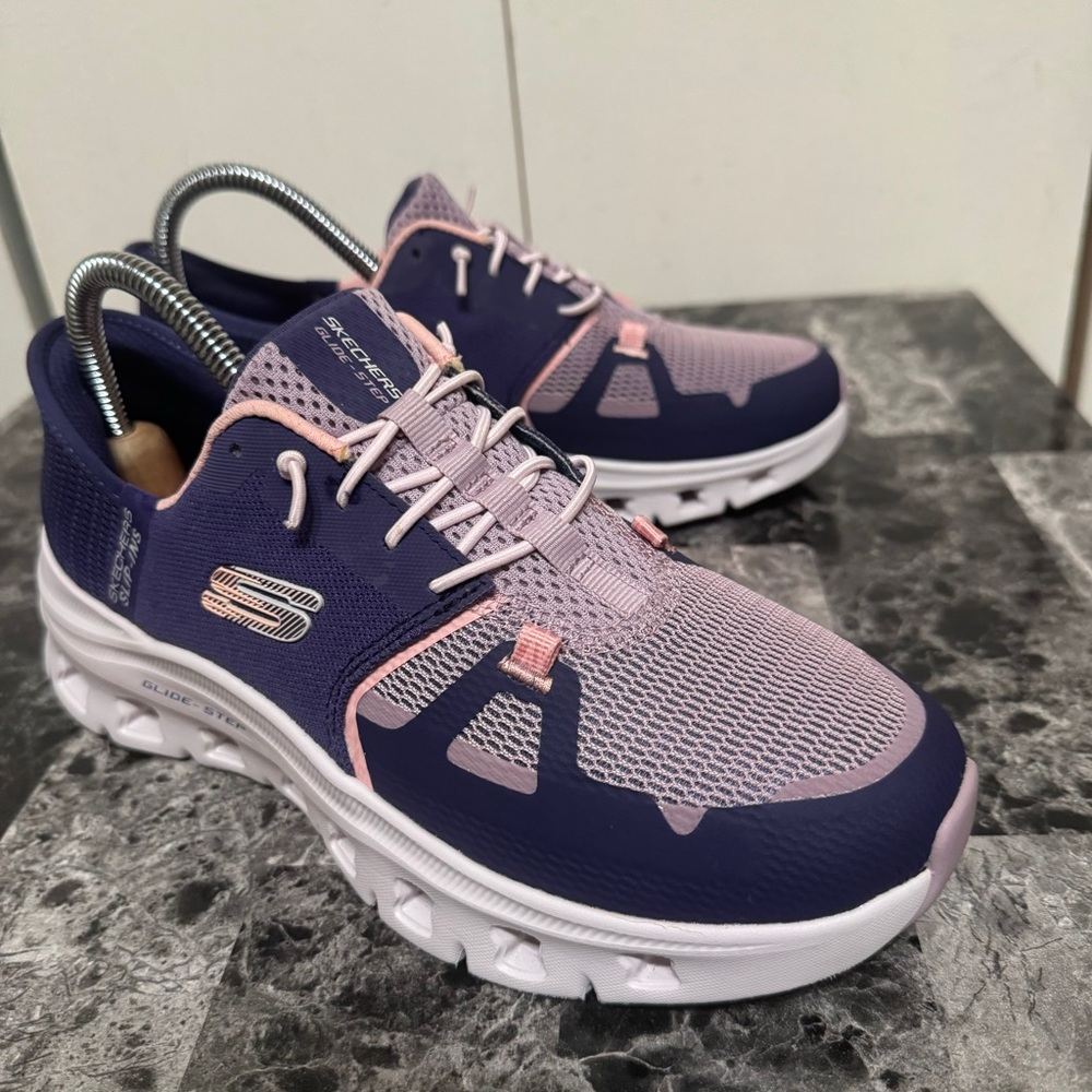 Skechers Slip Ins Womens Sz 7 Glide Step Pro 150420 Purple & Pink Comfort - Picture 12 of 14